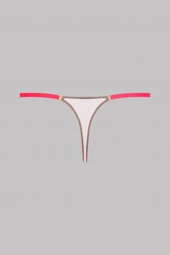 Maison Close Mini Thong - Corps à Corps - Ginger Snap/Neon Pink/Gold