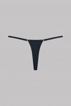 Maison Close Mini Thong - La Femme Amazone - Dark Gray