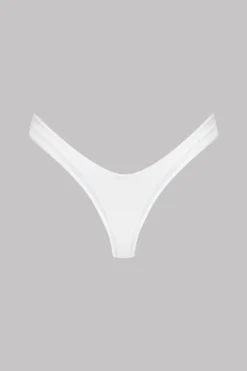 Maison Close High Hips Thong - Pure Tentation - White