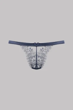 Maison Close Mini Thong - Villa Satine Navy Blue