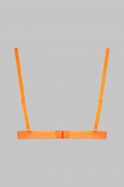 Maison Close Triangle Bra - Corps à Corps Neon - Neon Orange/Gold Corps à Corps Néon