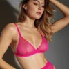 Maison Close Triangle Bra - Corps à Corps Neon - Neon Pink Corps à Corps Néon