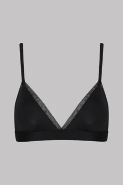Maison Close Triangle Bra - Madame Rêve - Black