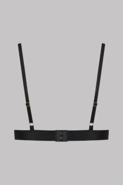 Maison Close Triangle Bra - Madame Rêve - Black