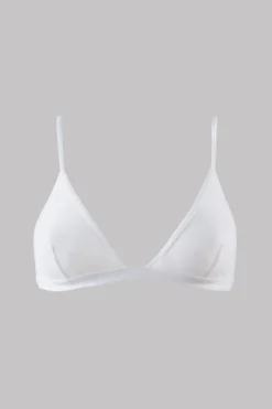 Maison Close Triangle Bra - Pure Tentation - White