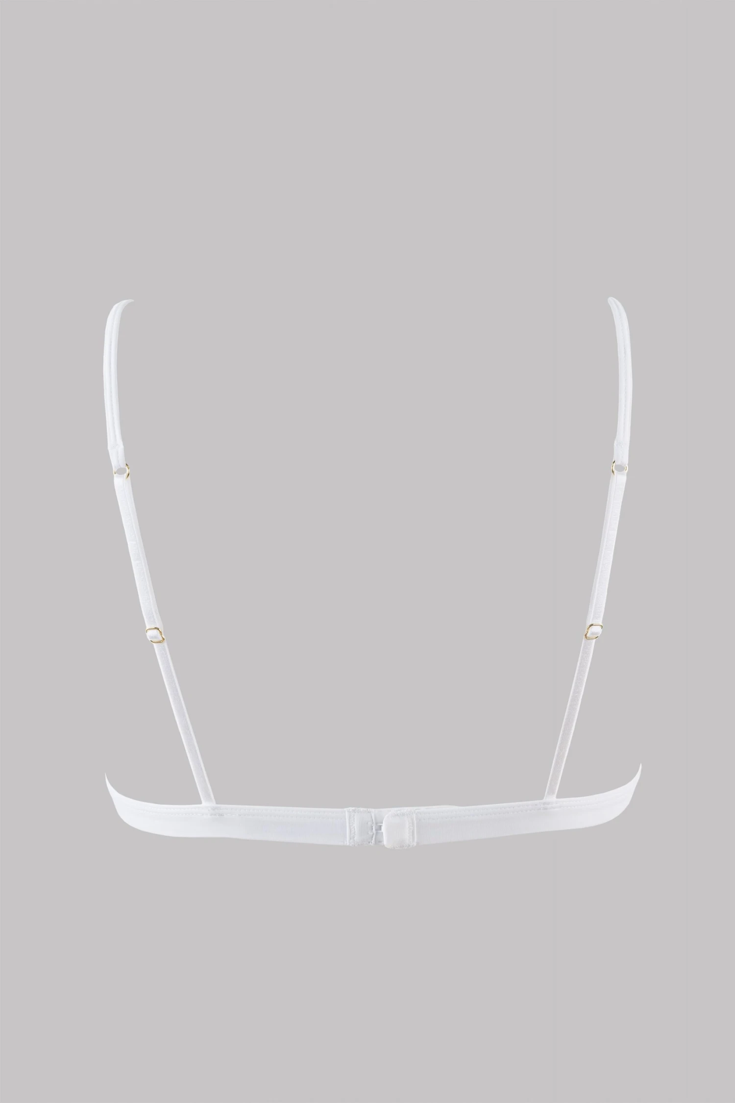 Maison Close Triangle Bra - Pure Tentation - White 6 Maison Close Triangle Bra - Pure Tentation - White