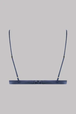 Maison Close Triangle Bra - Villa Satine Navy Blue
