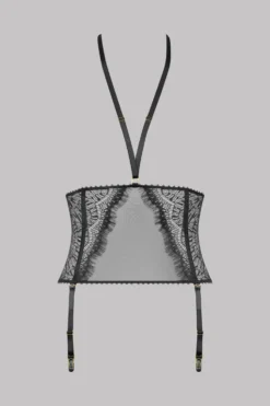 Maison Close Accroche Coeur - Waist Cinched With Suspenders