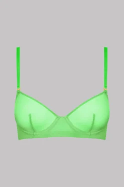 Maison Close Wire Bra - Corps à Corps Neon - Neon Green/Gold