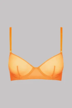 Maison Close Corps à Corps Néon Wire Bra - Corps à Corps Neon - Neon Orange/Gold