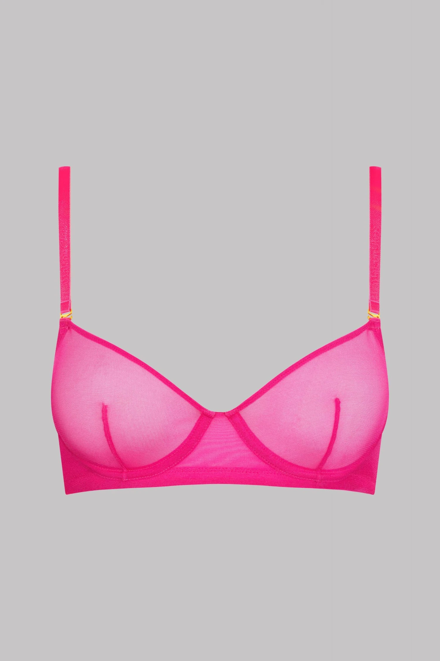 Maison Close Wire Bra - Corps à Corps Neon - Neon Pink/Gold 4 Maison Close Wire Bra - Corps à Corps Neon - Neon Pink/Gold