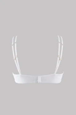 Maison Close Push-Up Bra Triangle Effect - Pure Tentation - White 9 Maison Close Push-Up Bra Triangle Effect - Pure Tentation - White