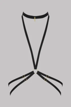 Maison Close Velvet Harness - Les Fétiches - Black