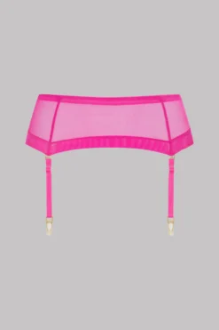 Maison Close Corps à Corps Néon Garter Belt - Corps à Corps Neon - Neon Pink/Gold