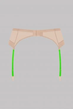 Maison Close Garter Belt - Corps à Corps - Nude/Neon Green/Gold 11 Maison Close Garter Belt - Corps à Corps - Nude/Neon Green/Gold