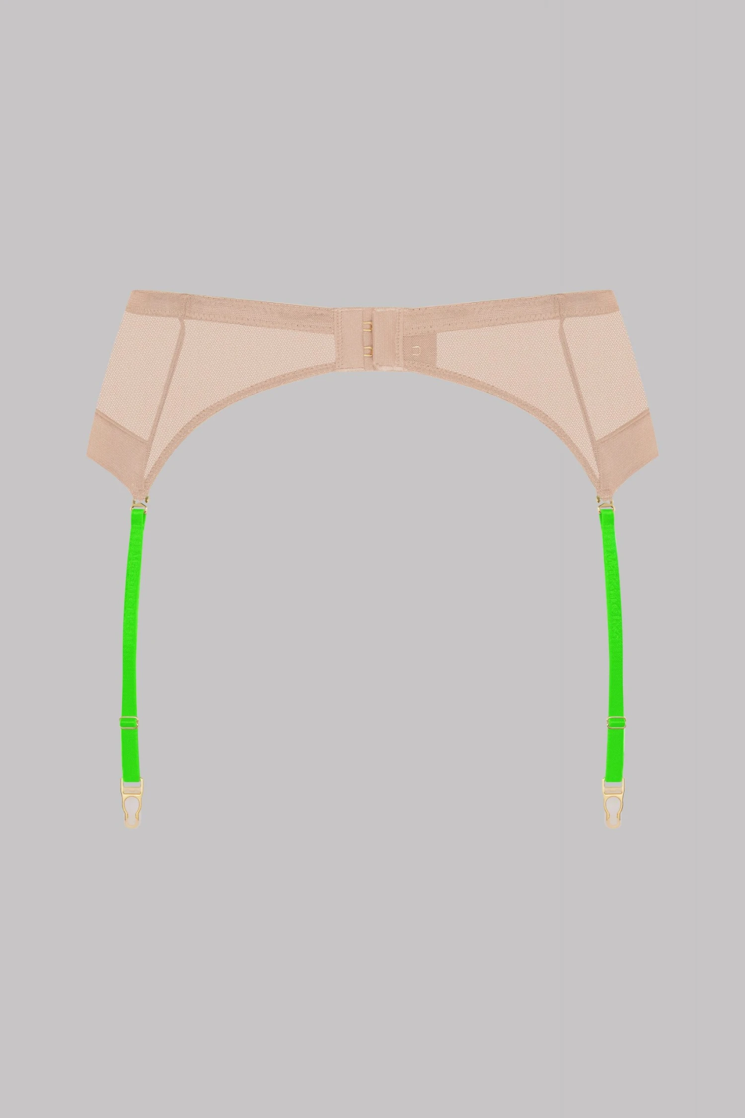 Maison Close Garter Belt - Corps à Corps - Nude/Neon Green/Gold 6 Maison Close Garter Belt - Corps à Corps - Nude/Neon Green/Gold