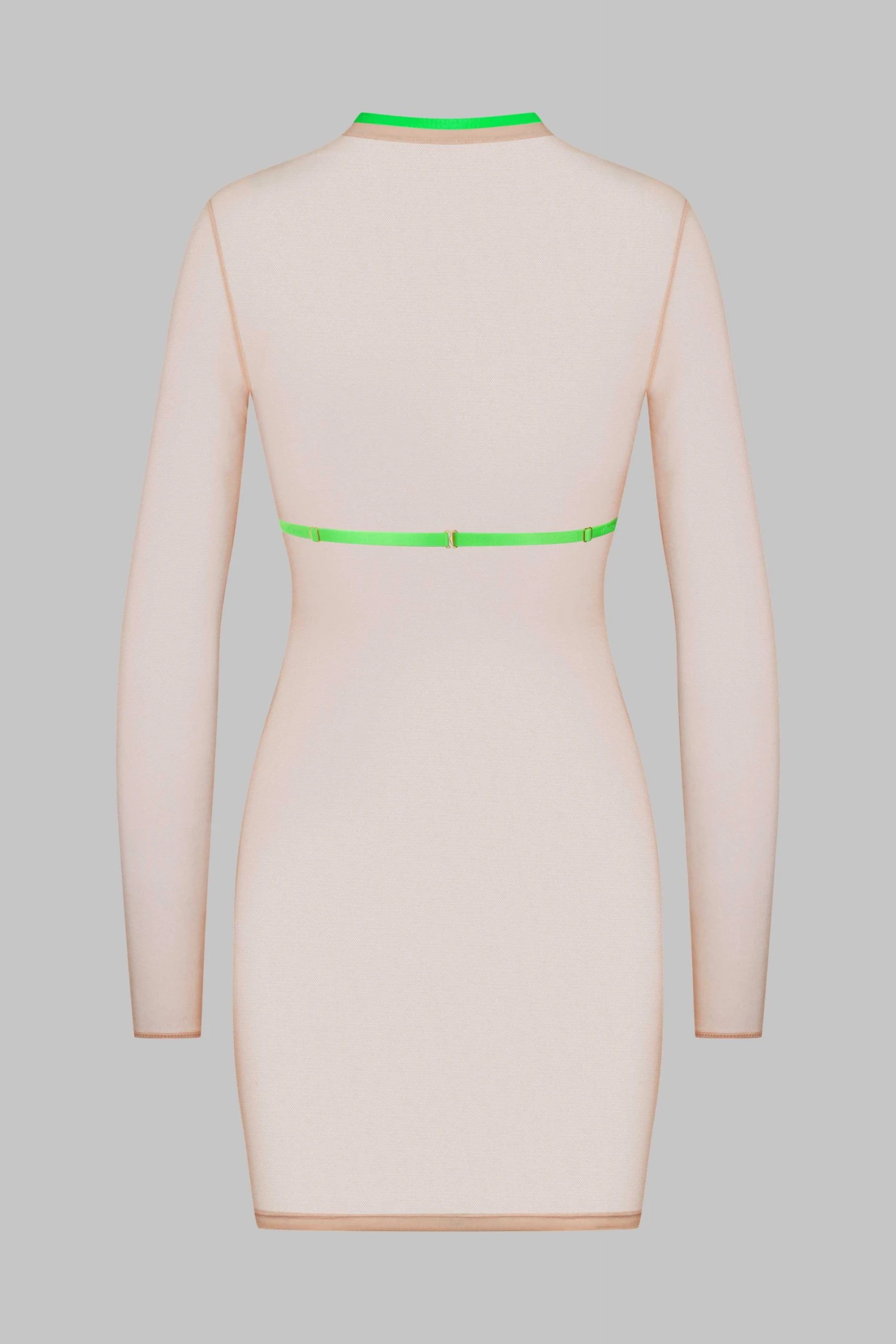 Maison Close Dress With Harness - Corps à Corps - Nude/Neon Green/Gold 6 Maison Close Dress With Harness - Corps à Corps - Nude/Neon Green/Gold